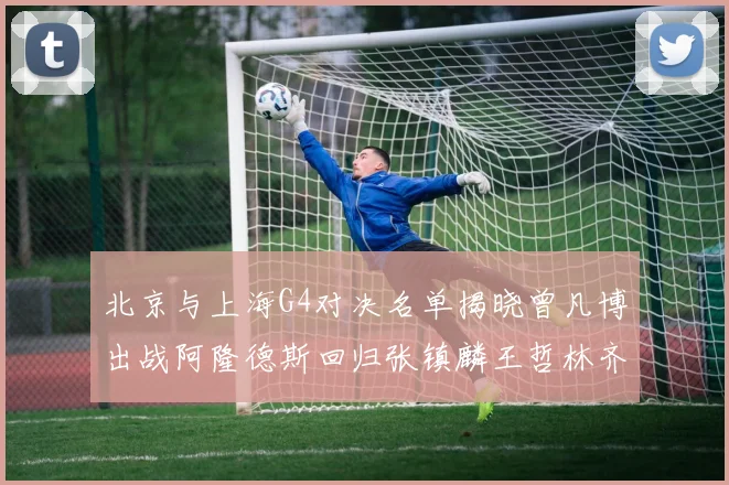 北京与上海G4对决名单揭晓曾凡博出战阿隆德斯回归张镇麟王哲林齐上阵